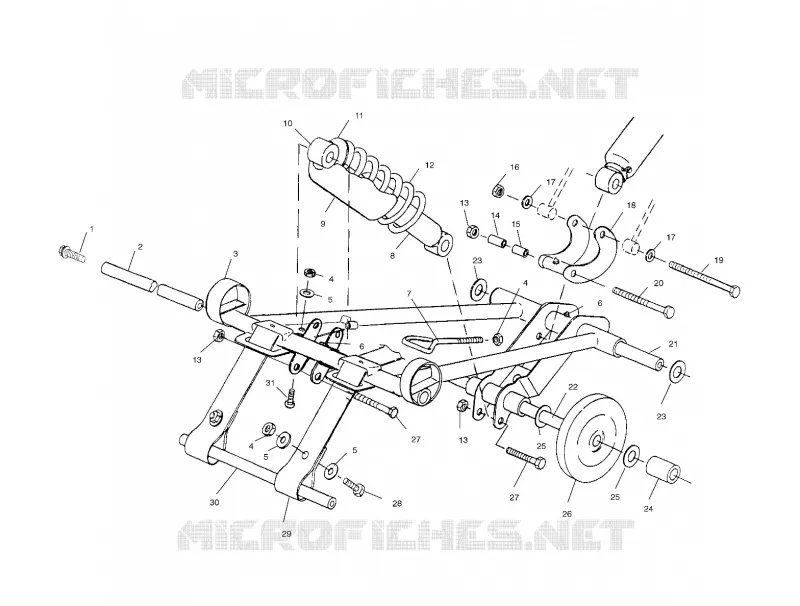 FRONT Drehmomentarm