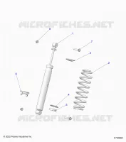SUSPENSION, REAR SHOCK MOUNTING