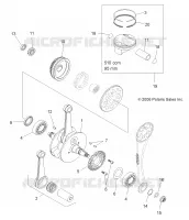 MOTOR, KURBELWELLE AND KOLBEN