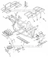 FRAME ASSEMBLY WITH RACKS UPDATED 5/90 (4917721772003A)
