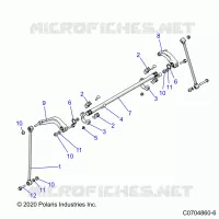SUSPENSION, REAR STABILISATORSTANGE