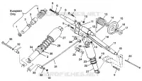 HINTER Drehmomentarm CLASSIC TOURING 0973365 and EUROPEAN CLASSIC TOURING E97336 (4938493849B014)
