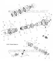 ANTRIEB, FRONT GETRIEBEGEHÄUSE INTERNALS