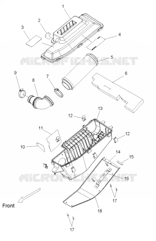 MOTOR, LUFTEINLASS SYSTEM