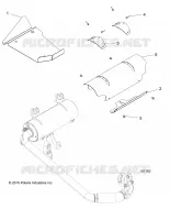 ENGINE, ABGASSYSTEM SHIELDS