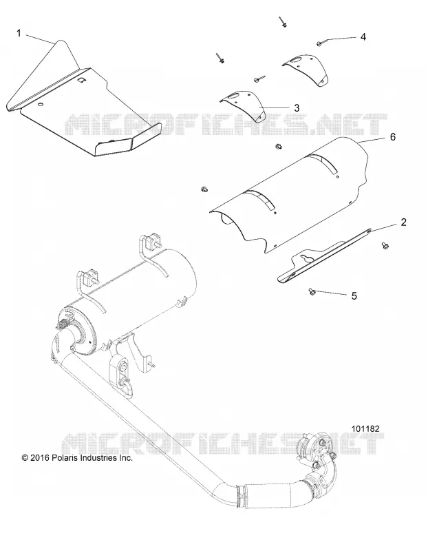 ENGINE, ABGASSYSTEM SHIELDS