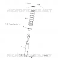 SUSPENSION, FRONT SHOCK