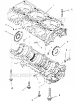 CRANKCASE 600 XCR SP 0965677 AND EUROPEAN 600 XCR SP E965677 (4932063206C011)