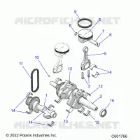 ENGINE, BALANCE SHAFT, KURBELWELLE/PISTON