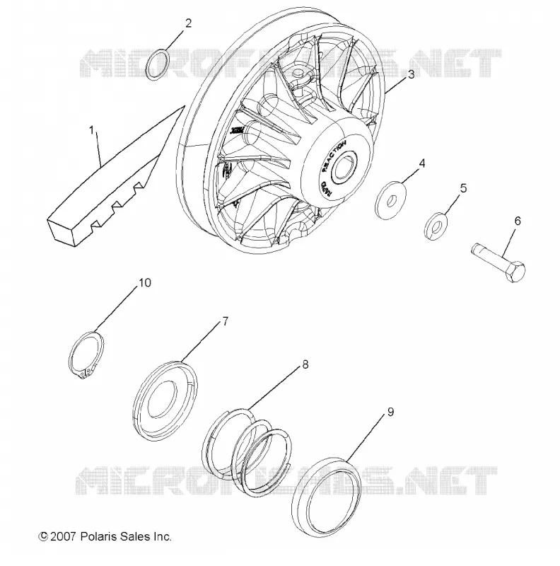 ANTRIEB, SECONDARY KUPPLUNG