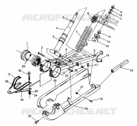 Hinterradschwinge   SCHOCK Magnum 6X6 W968744 and Magnum 6X6 Swedish S968744 (4936073607D002)