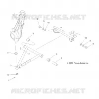 SUSPENSION, A-ARM and STREBE MOUNTING
