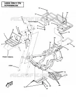 FRAME ASSEMBLY WITH RACKS-SCRAMBLER (4911991199006A)