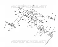 HINTER Drehmomentarm XLT SP/0930667 (4923012301024A)