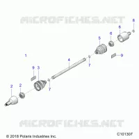 DRIVE TRAIN, ANTRIEBSWELLE, FRONT
