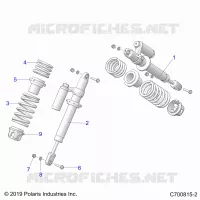 SUSPENSION, FRONT SHOCK MOUNTING