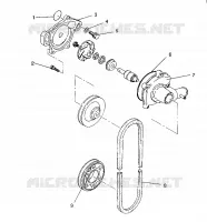 WASSERPUMPE XLT/0930767,XLT SP/0930667    XLT SKS/ 0930567 (4923012301034A)