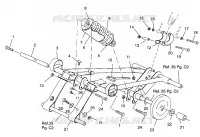 FRONT Drehmomentarm 500 CARB 0962764 and 500 CARB RMK 0962964 (4931873187C003)