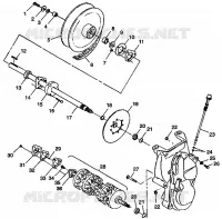 ANTRIEB 700 XCR 0985678(A) and EUROPEAN 700 XCR E985678 (4943114311B008)