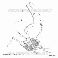 ANTRIEB, FRONT GEARCASE MOUNTING