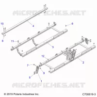 CHASSIS, SITZ SUPPORTS
