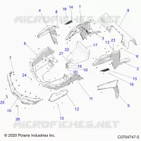 KAROSSERIE HINTEN RACK AND FENDERS