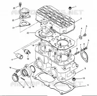 ZYLINDER WIDETRAK LX 0962064 AND EUROPEAN WIDETRAK LX E962064 (4931643164C009)
