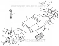 SITZ   GASBEHÄLTER 700 XC 0971766 (4941814181A006)