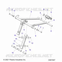 SUSPENSION, FRONT DREHMOMENTARM