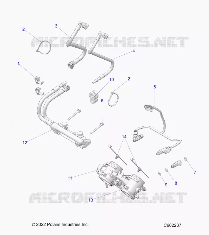 KRAFTSTOFFSYSTEM, RAIL, LINES AND THROTTLE BODY
