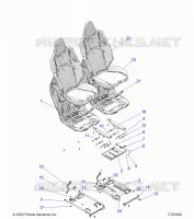 SITZ ASM. AND SLIDER, FRONT