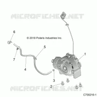 ANTRIEB, FRONT GEARCASE MOUNTING