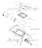 MOTOR, LUFTEINLASS SYSTEM