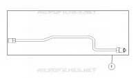 BREMSE LINES, LEFT, REAR