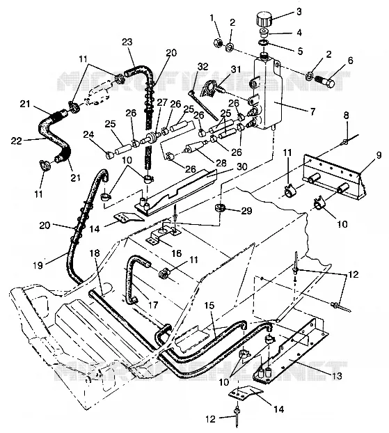 KÜHLSYSTEM 440 XCR 0941760 (4925182518014A)