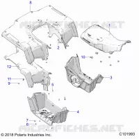 HINTER CAB, SEAT AND FOOTWELLS