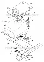 TREIBSTOFF TANK Trail Boss W968527 (4935883588A011)