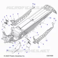 CHASSIS, CLUTCH GUARD, FOOTRESTS, AND RUNNINGBOARDS