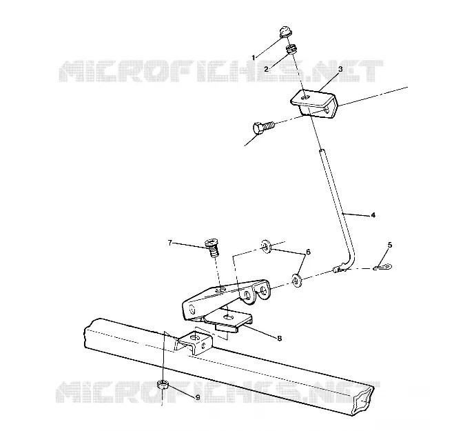 PARKBREMSE ASSEMBLY 4X6--UPDATED 4/89 (49173717370044)