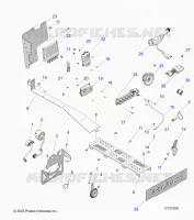 ELEKTRIC, WIRE HARNESS, COMPONENTS AND LICENSE PLATE