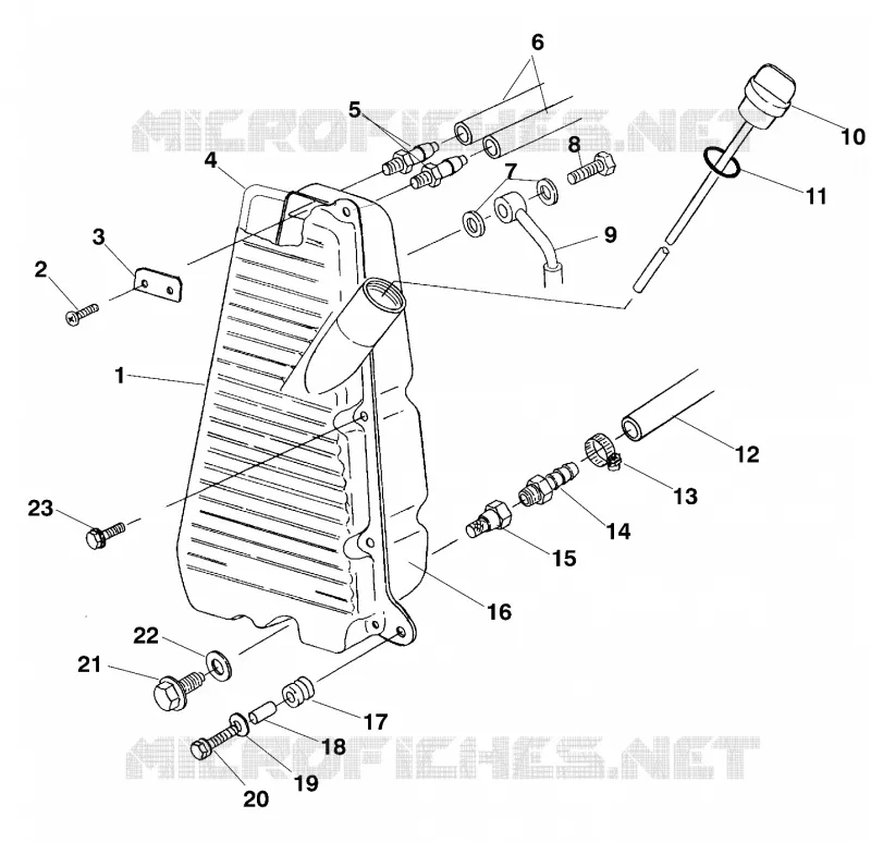 ÖLTANK ASSEMBLY