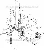 FRONT STREBE Sportsman 400L W97AC38C (4939673967B006)