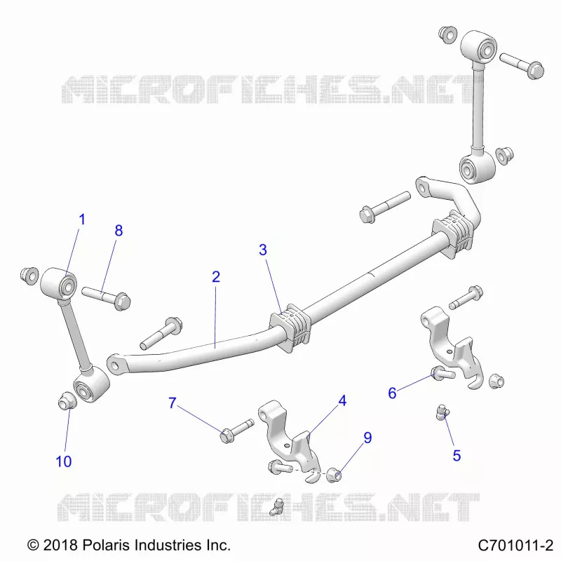 SUSPENSION, FRONT STABILISATORSTANGE- Z22N4E99NK (C701011-2)