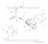 BREMSES, PEDAL AND MASTER CYLINDER