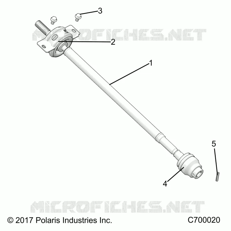 DRIVE TRAIN, FRONT KARDANWELLE