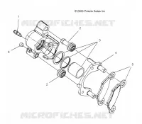 BREMSE BREMSZANGE VORNE AND REAR