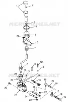 GEAR SELECTOR (400L) XPRESS 400L W97CA38C (4939603960C014)