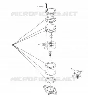 BENZINPUMPE ASSEMBLY SL 750 B944070 (4927012701031A)