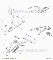 FRONT SUSPENSION CONTROL ARMS