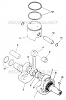 KURBELWELLE AND PISTON ASSEMBLY (49147514750039)